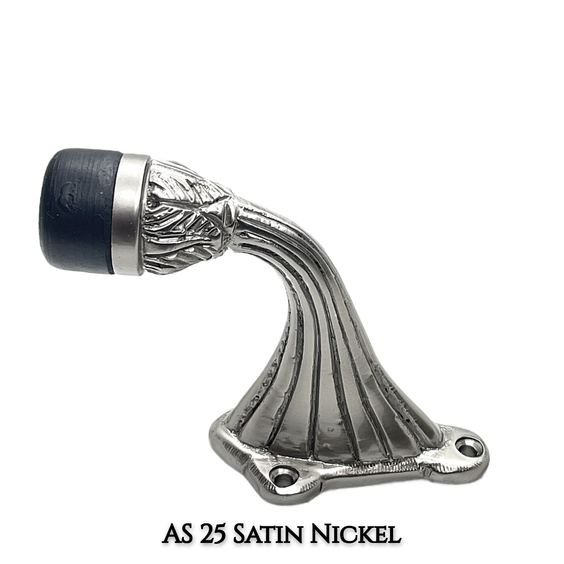 Field Brass Door Stops – Luxury Home Decor Hardware | AS-25 in Chrome, Antique Brass, Matte Black | Solid Brass Construction for Elegant Interiors