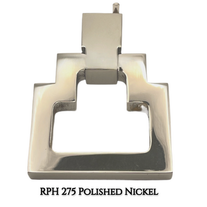 Ultra Luxury home decor hardware Model RPH 275 Tote Cabinet Ring Pulls.  luxury hardware designed  modern home decor interiors . Durable, stylish,  perfect 4 cabinets & drawers. 